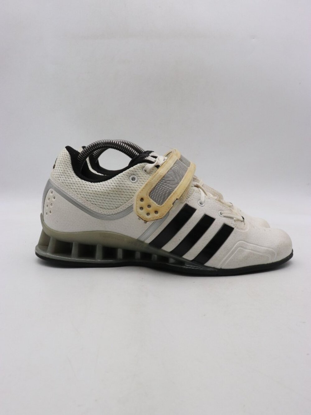 Adidas Adipower Powerlifting Weightlifting Men's Size 8.5 White Sneakers M25733